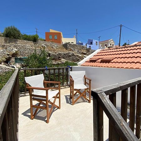 Little Blue In Chorio, Symi Villa Exteriör bild